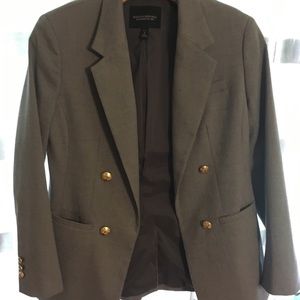 Banana Republic Boyfriend Fit Blazer Gray